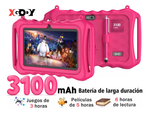 Xgody Tablet With Smart 7kids Blue Yuehu Case
