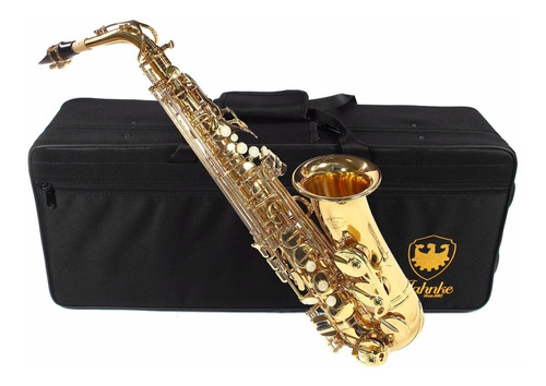 Saxofone Alto Jahnke Laqueado Eb + Brindes