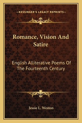 Libro Romance, Vision And Satire: English Alliterative Po...