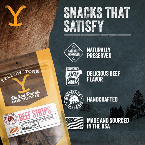 Yellowstone Dutton Ranch, Tiras De Carne De Res 16oz
