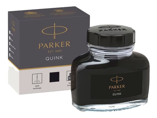 Botella De Tinta Parker Quink 57 Ml, Colores A Elección