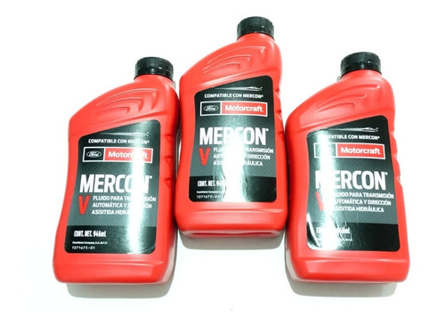 3 Pzs Lts Aceite Mercon V Motorcraft