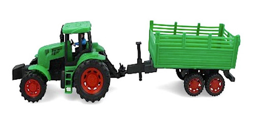 Tractor De Juguete Con Trailer