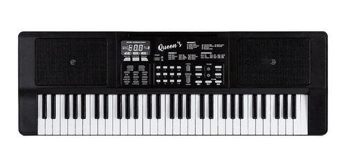 Imagem 2 de 8 de Teclado Musical Para Iniciantes Queens 61 Teclas 10 Musicas