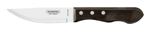 Cuchillo Jumbo Tramontina Roble Asado Polywood 5'' Pack X6 U Color Roble Jumbo