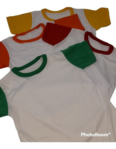 Remeras De Niños Para Sublimar Combinadas Pack X30 Looksbaby