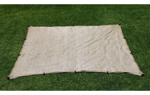 Malla Sombra 5.5x4 Mts Beige 90% Lista Para Colocar