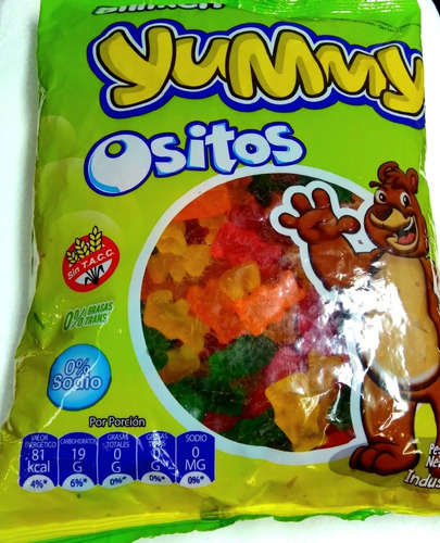 Gomitas Yummy Ositos X 500 Grs