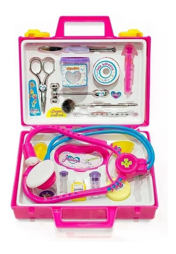 Imagen 3 de 4 de Valija De Juguete Juliana Doctora 18 Accesorios Tiendamibebe