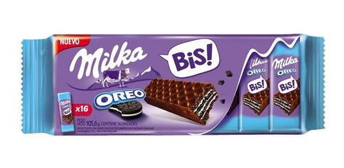 Obleas Milka Bis! Oreo (promo X 16un) Barata La Golosineria