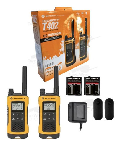 Imagen 2 de 5 de 4x Handy Motorola Walkie Talkie T402 Ip54 Ivox/vox 56km