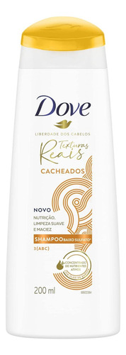 Kit C/ 2 Dove Shampoo Dove Texturas Reais Cacheados 200 Ml