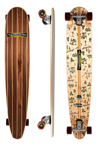 Hamboards Patineta Surf Logger Street Carver Longboard 60 