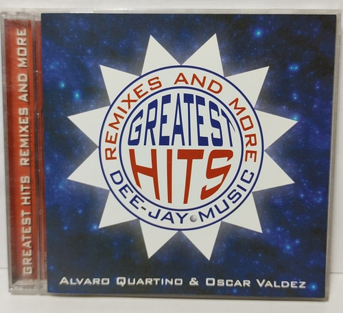 Dee Jay Music Greatest Hits Remixes Álvaro Q Óscar Valdez Cd