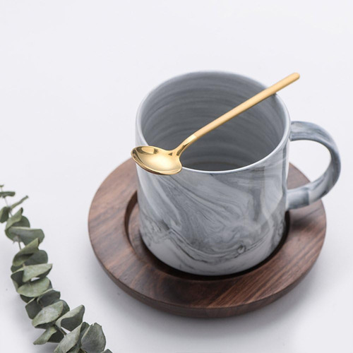 Juego De 6 Cucharas Para Café Doradas, Cucharas Cafeteras