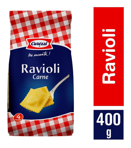Pasta Ravioles Carozzi Con Carne 400 G