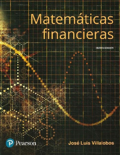 Libro Matemáticas Financieras De José Luis Villalobos