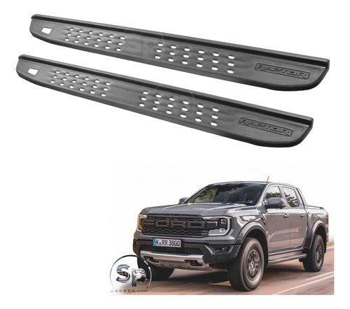 Estribos Fijos Metal Conversion Raptor Ford Ranger 2013-2022