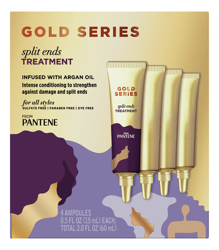 Pantene Gold Series - Tratamiento De Puntas Abiertas, Para .