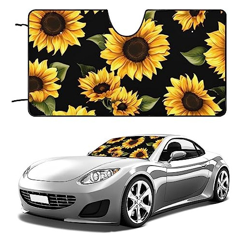 Cubreparabrisas De Girasol Nvbhof Para Coche 55 X30 