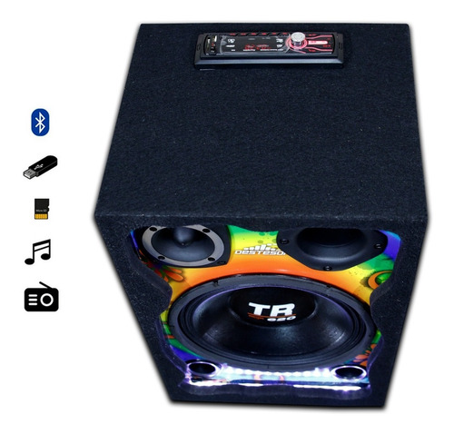 Imagem 3 de 4 de Caixa Som Casa Bluetooth Usb Triton Assistir Live Youtuber