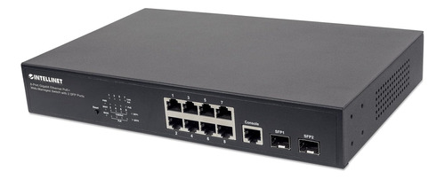 Conmutador Intellinet Poe+ Gigabit Ethernet De 8 Puertos - P