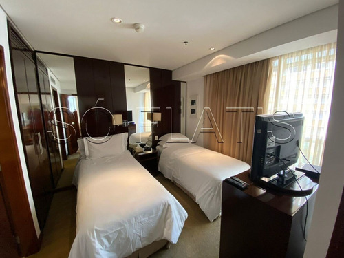 Imagem 4 de 15 de Flat No Itaim Bibi Com 2x Dorms E 2x Vagas Para O Seu Conforto No Pé Da Av 9 De Julho. Sem Fiador - Sf34767