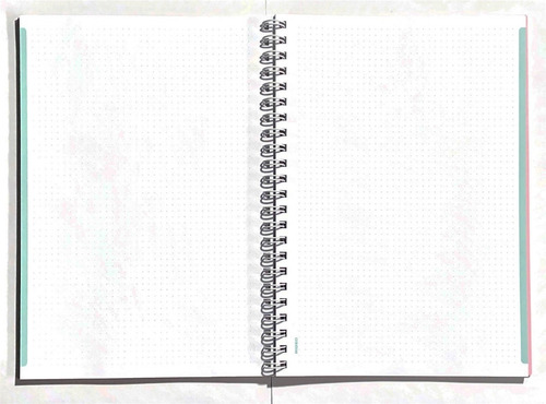 Cuaderno A4 Rideo Simply Tapa Plástica Dotted 90 Hojas Color Rosa