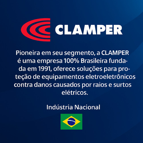 Protetor De Surtos Dps Front V Clamper 275v 30ka Anti Raios