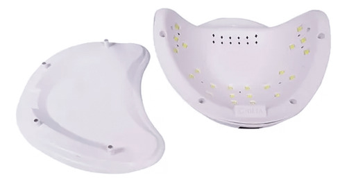 Estufa De Unha Uv Led Sensor Elétrica Bivolt 48w Cabe 2 Mãos
