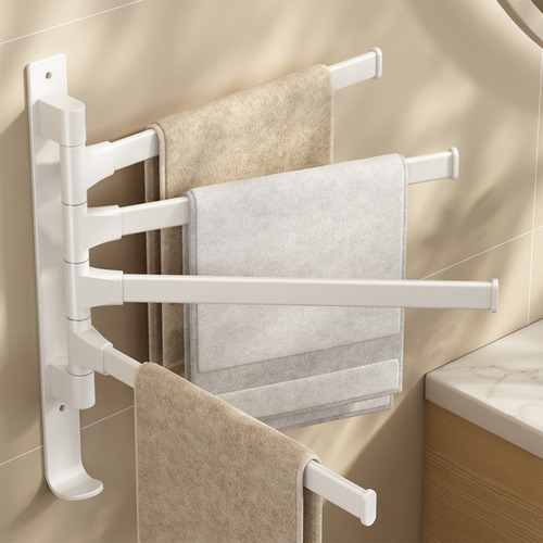 Toallero Giratorio De Cuatro Polos De 180 Grados Para Baño S
