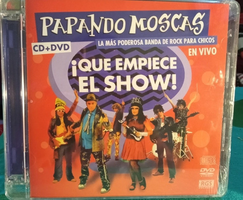 Cd+dvd Papando Moscas La Más Poderosa Banda De Rock P/chi 