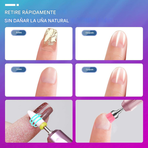 Babeefly 25pz Puntas Para Drill 20 Círculos De Arena Brocas De Uñas Con Caja Portabrocas Taladros Expositor De Brocas Para Manicura De Uñas En Casa Puntas Para Pulidores Drill Limpiador Cutículas Tala