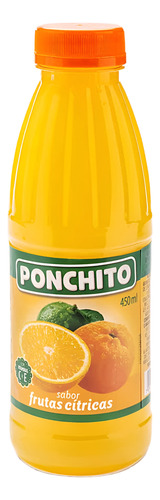 Suco Frutas Cítricas Ponchito 450ml Kit Com 24 Unidades
