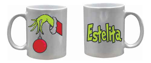 20 Tazas Personalizadas Grinch Navidad 11 Onzas