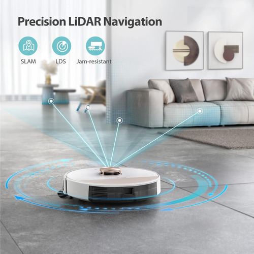 Robot Aspiradora 2500pa Google Home Alexa - Honiture Q6 Lite Blanco