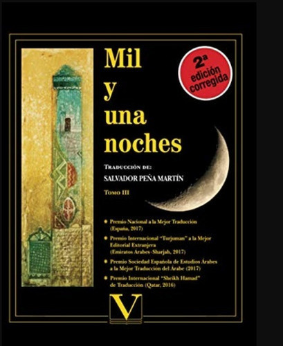 Mil Y Una Noches (obrapleta) Mil Y Una Noches.., De Peña Martín, Salvador. Editorial Verbum En Español