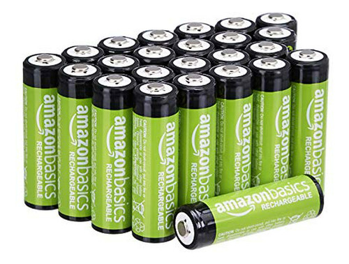 Paquete De 24 Baterías Recargables Aa De Basics, 2000 Mah, P