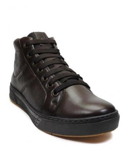Imagem 2 de 3 de Sapatenis Cano Alto Pegada 118903 Stretch Brown