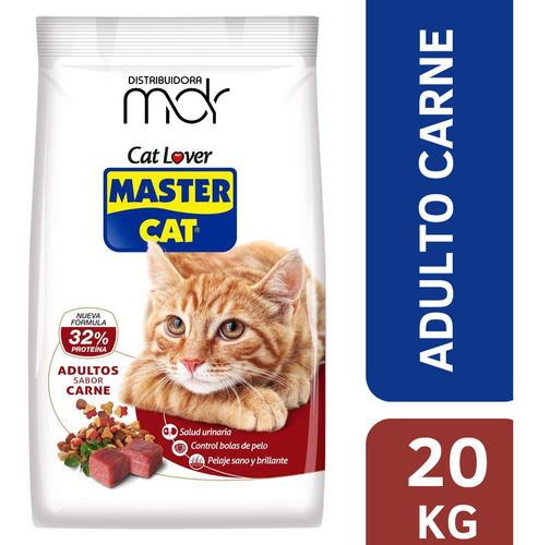 Master Cat Adulto Carne 20kg | Mdr