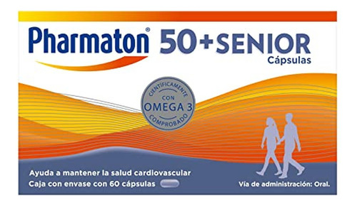 Pharmaton 50 + Senior Omega 3