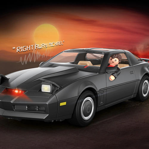 Playmobil Auto Fantástico Knight Rider Luz Sonido 3fig 54pcs Auto Fantástico