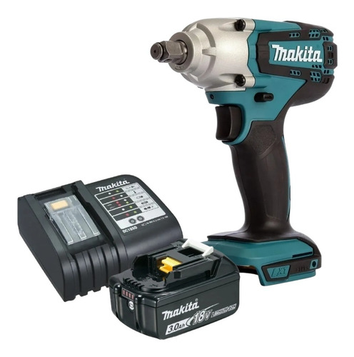 Chave De Impacto Makita Dtw190 + Carregador Bivolt E Bateria