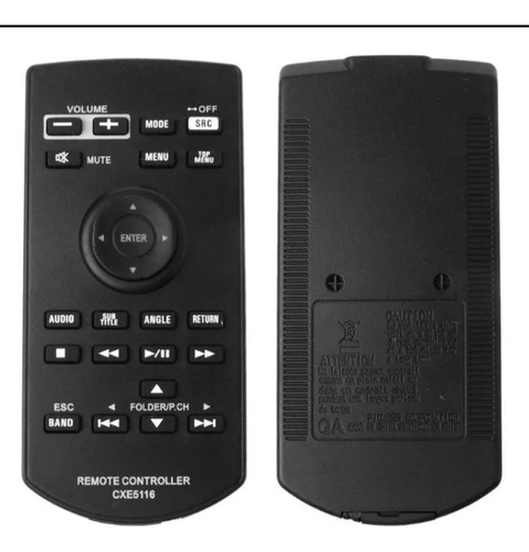 Control Remoto Para Autoestereos De Pantalla Pionner (Usado)