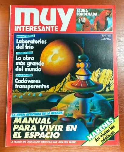Revista Muy Interesante N° 54 Abril De 1990