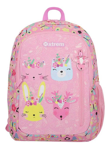 Mochila Xtrem Logan 312 Color Rosa Diseño de la tela Liso