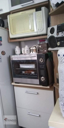 Imagem 4 de 18 de Imob03 - Apartamento Com 2 Dormitórios À Venda, 53 M² Por R$ 208.000 - Parque São Vicente - Mauá/sp - Ap3047
