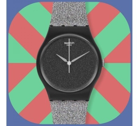 Reloj Swatch New Bioceramic Magi Blacksparkle So28b105