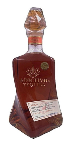 Pack De 2 Tequila Adictivo Añejo 1.75 L