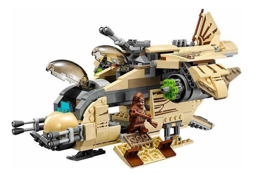 Lego 75084 Star War Wookie Gunship ¡Listo! Número de piezas 570
